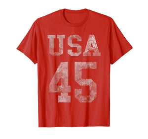 Funny shirts V-neck Tank top Hoodie sweatshirt usa uk au ca gifts for Trump T-Shirt USA 45 Shirt 1694493