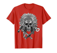 Load image into Gallery viewer, Native American T Shirt Chief Pipe Skull Eternal Spirit Gift

