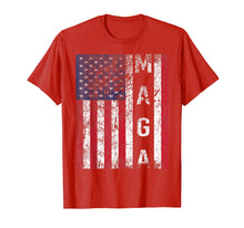 Load image into Gallery viewer, Funny shirts V-neck Tank top Hoodie sweatshirt usa uk au ca gifts for Donald Trump Maga American Flag Shirt 1592422
