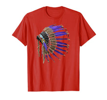 Load image into Gallery viewer, Rez Native American Buffalo Skulls Feathers Indian Shirt
