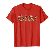 Load image into Gallery viewer, Gigi Leopard T Shirts For Women Grandma Mother&#39;s Day Gifts TShirt914853
