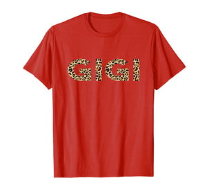 Gigi Leopard T Shirts For Women Grandma Mother's Day Gifts TShirt914853