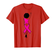 Load image into Gallery viewer, Survivor breast cancer strong Women African American Africa  T-Shirt
