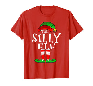 The Silly Elf Matching Family Pajama top Christmas Gift T-Shirt