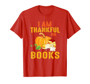 Thanksgiving Book Lover Librarian Gift Reading Lover T-Shirt