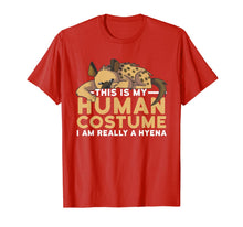 Load image into Gallery viewer, This Is My Human Costume Im Really A Hyena Halloween Cute T-Shirt
