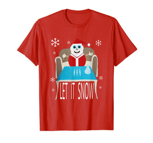 Santa Cocaine let it snow christmas sweater Gifts T-Shirt-351525