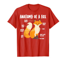 Load image into Gallery viewer, Anatomy Of A Fox | Cute Sweet Carnivore Funny Animal Gift T-Shirt-815890
