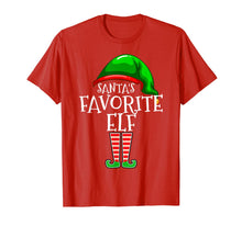 Load image into Gallery viewer, Santa&#39;s Favorite Elf Group Matching Family Christmas Gift T-Shirt
