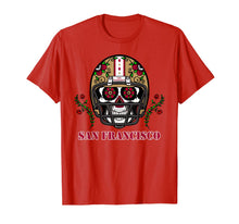Load image into Gallery viewer, San Francisco Football Helmet Sugar Skull Day Of The Dead T-Shirt-138288

