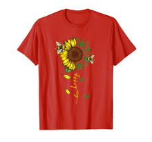 Load image into Gallery viewer, Bee Happy Canabis Sunflower Weed Gift TShirt745379

