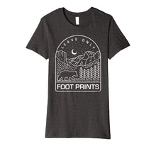 Load image into Gallery viewer, Funny shirts V-neck Tank top Hoodie sweatshirt usa uk au ca gifts for Leave Only Foot Prints Nature Shirt 1608708
