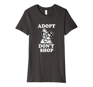 Funny shirts V-neck Tank top Hoodie sweatshirt usa uk au ca gifts for Adopt don't shop shirt - Pitbull Awareness T-shirt - Rescue 1105637