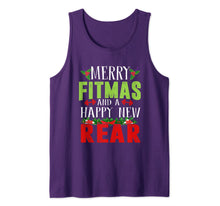 Load image into Gallery viewer, Funny shirts V-neck Tank top Hoodie sweatshirt usa uk au ca gifts for Merry Fitmas and A Happy New Rear Christmas Fitness Workout Tank Top 494881

