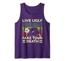 Load image into Gallery viewer, Live Ugly Fake Your Death Opossum Funny Tank Top-301340
