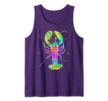 Load image into Gallery viewer, Tie Dye Crawfish For Mardi Gras 2020 - Unisex Costume Tank Top-3413489
