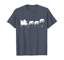 Load image into Gallery viewer, Funny shirts V-neck Tank top Hoodie sweatshirt usa uk au ca gifts for Santa Sleigh Elephant Funny Christmas Pajama Gift Ideas T-Shirt 1365043
