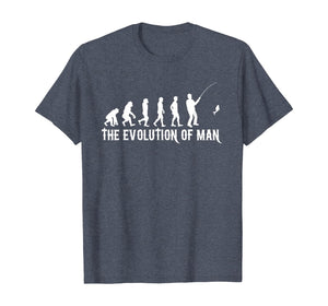 THE EVOLUTION OF FISHERMEN OR MEN FUNNY FISHING LOVER GIFT T-Shirt