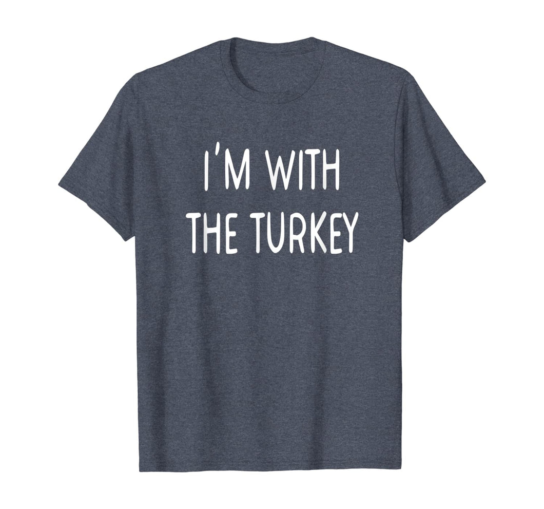 Funny shirts V-neck Tank top Hoodie sweatshirt usa uk au ca gifts for Matching Thanksgiving Couples I'm With The Turkey T-Shirt 354148