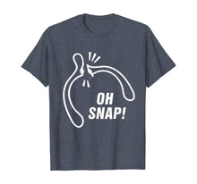 Load image into Gallery viewer, Thanksgiving Oh Snap Wishbone Funny Thanksgiving  T-Shirt
