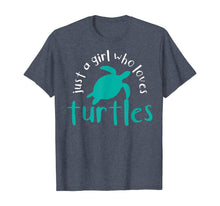 Load image into Gallery viewer, Turtle For Girls Who Love Turtles Gift Diving Ocean Present T-Shirt
