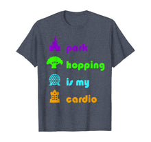 Load image into Gallery viewer, Park Hopping Is My Cardio Retro Vintage Gift T-Shirt

