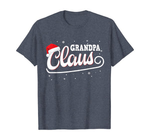 Mens Grandpa Claus Shirt Santa Christmas Family Matching Pajama T-Shirt