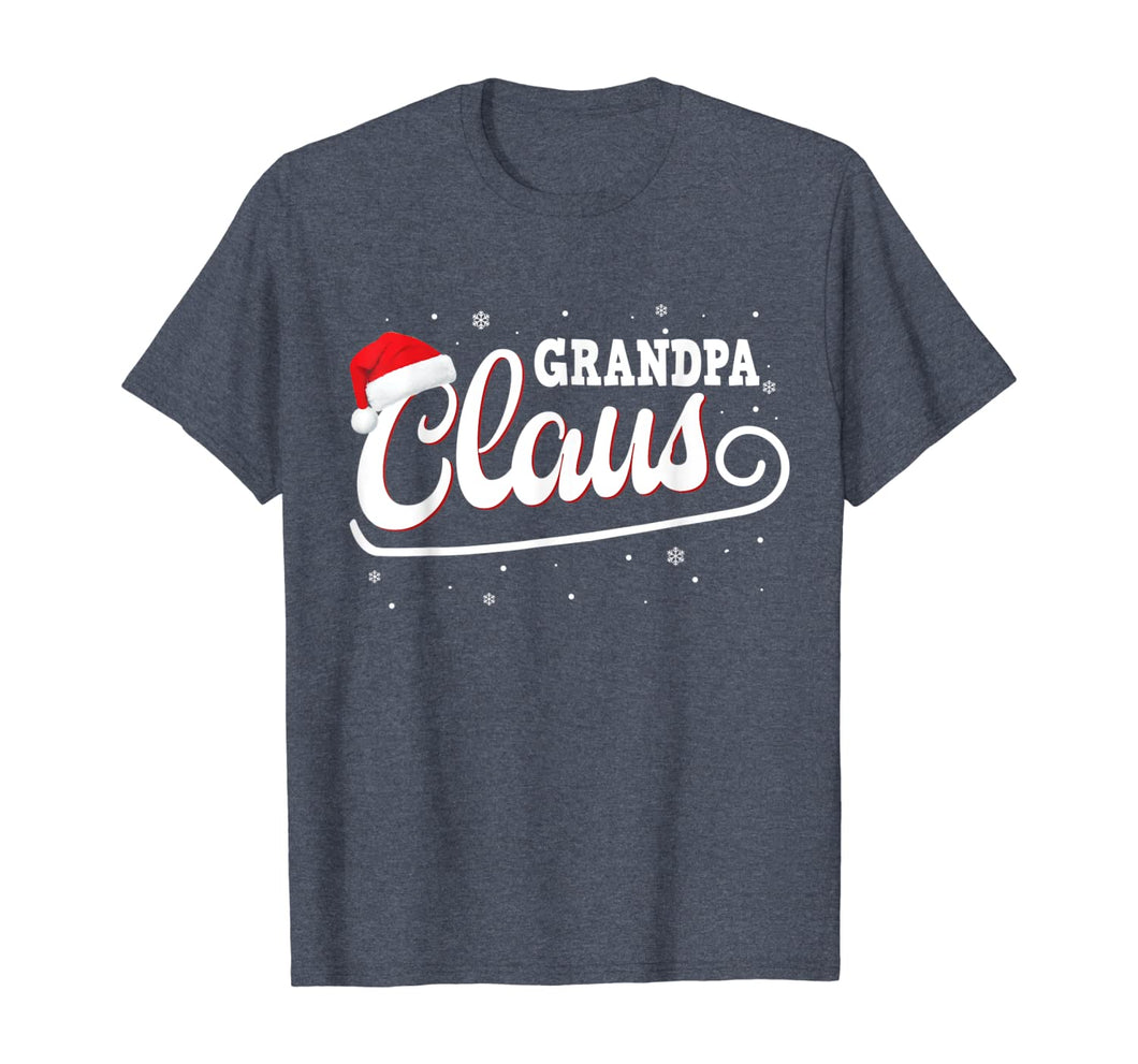 Mens Grandpa Claus Shirt Santa Christmas Family Matching Pajama T-Shirt