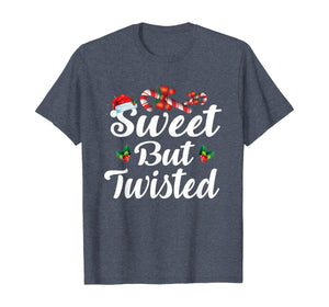 Sweet But Twisted Christmas Candy Canes Tee Xmas Holidays T-Shirt