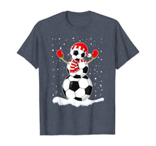 Load image into Gallery viewer, Funny shirts V-neck Tank top Hoodie sweatshirt usa uk au ca gifts for Soccer Ball Snowman Santa Hat Funny Christmas T-Shirt 466704
