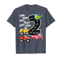 Load image into Gallery viewer, Funny shirts V-neck Tank top Hoodie sweatshirt usa uk au ca gifts for Kids Trucks 2nd Birthday Party Toddler I&#39;m 2 Year Old Bday  T-Shirt 256109
