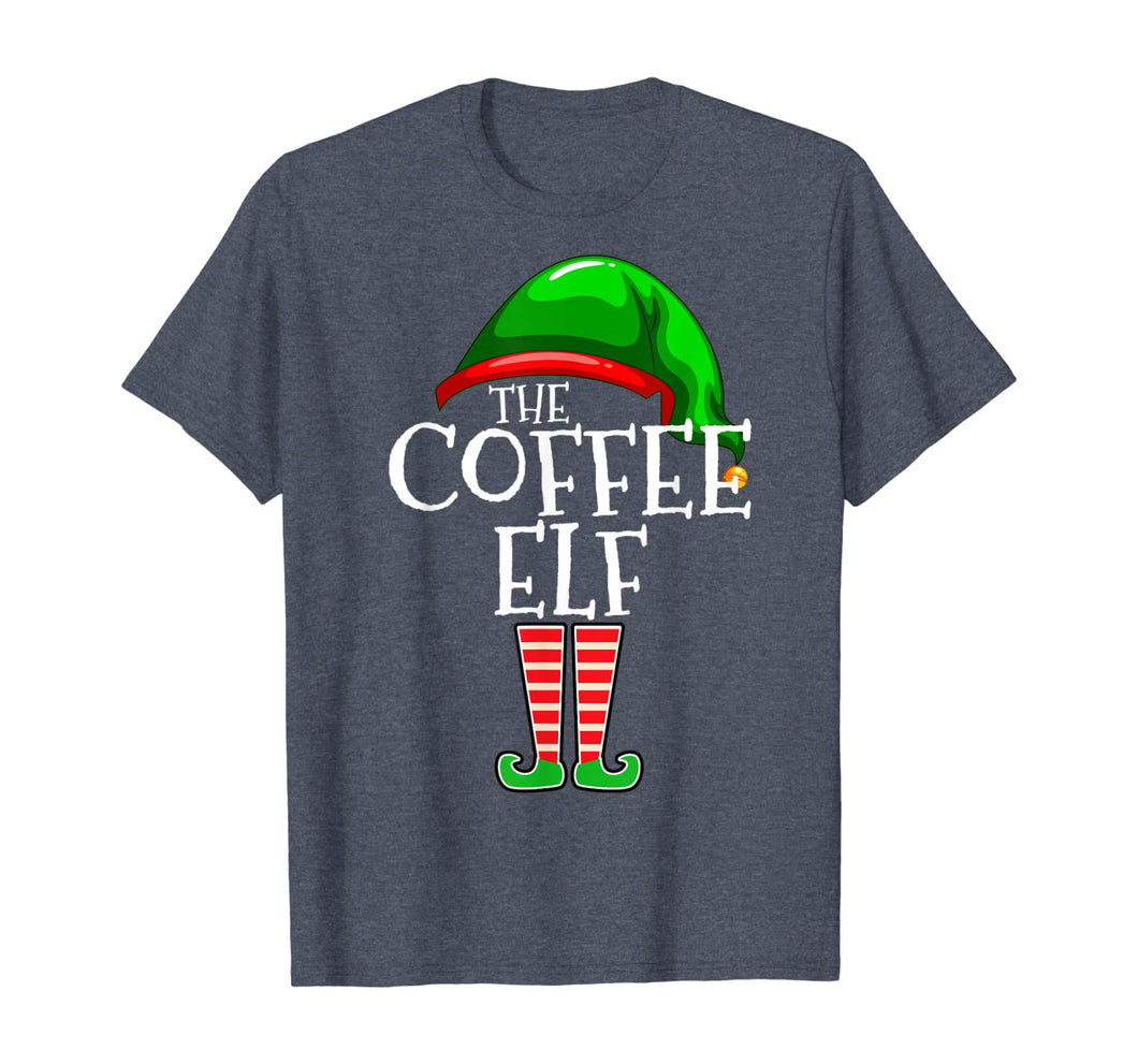 The Coffee Elf Group Matching Family Christmas Gifts Funny T-Shirt