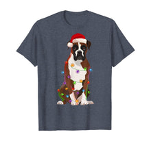 Load image into Gallery viewer, Funny shirts V-neck Tank top Hoodie sweatshirt usa uk au ca gifts for Boxer Dog Christmas Lights Xmas Dog Lover T-Shirt 1026238
