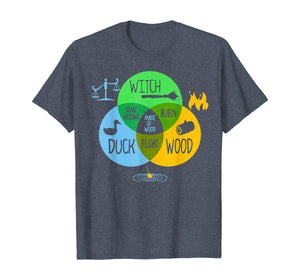 Funny shirts V-neck Tank top Hoodie sweatshirt usa uk au ca gifts for Witch Duck Wood Same Weight Made Of Wood Burn Float T-Shirt 123028