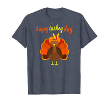Load image into Gallery viewer, Thanksgiving Turkey Happy Thanksgiving Funny Holiday Print T-Shirt
