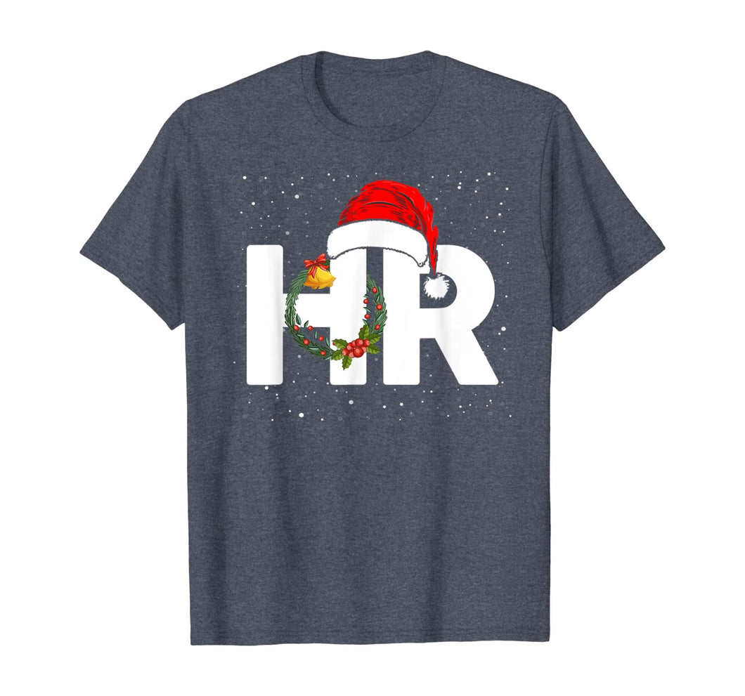 Funny shirts V-neck Tank top Hoodie sweatshirt usa uk au ca gifts for Christmas Human Resources Santa Claus Hat Wreath Xmas Gifts T-Shirt 705501