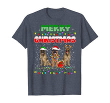 Load image into Gallery viewer, Funny shirts V-neck Tank top Hoodie sweatshirt usa uk au ca gifts for German Shepherd Dog Tree Christmas Sweater Xmas Dogs Gifts T-Shirt 897453
