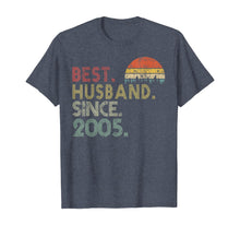 Load image into Gallery viewer, 15th Wedding Anniversary Gifts Best Husband Since 2005 TShirt235444
