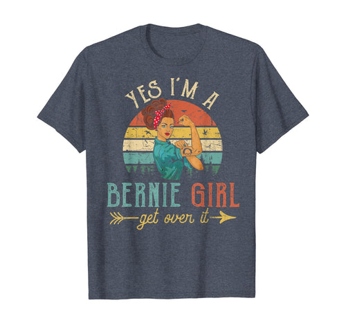 Vintage Bernie Sanders for US President 2020 Bernie Girl TShirt111985