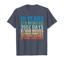 Load image into Gallery viewer, Funny shirts V-neck Tank top Hoodie sweatshirt usa uk au ca gifts for 10 Years Old 10th Birthday Vintage Retro 120 Months T-Shirt 234833
