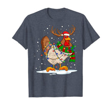 Load image into Gallery viewer, Funny shirts V-neck Tank top Hoodie sweatshirt usa uk au ca gifts for Funny Chicken Christmas Tee Reindeer Christmas Lights Pajama T-Shirt 554611
