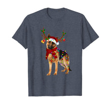 Load image into Gallery viewer, Funny shirts V-neck Tank top Hoodie sweatshirt usa uk au ca gifts for Santa German shepherd reindeer Light Christmas gifts T-Shirt 794522
