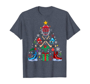 Funny shirts V-neck Tank top Hoodie sweatshirt usa uk au ca gifts for Funny Ice Hockey Christmas Ornament Tree Xmas Gift T-Shirt 1240867