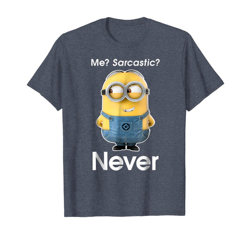 Despicable Me Minions Me Sarcastic Never Graphic T-Shirt 185800