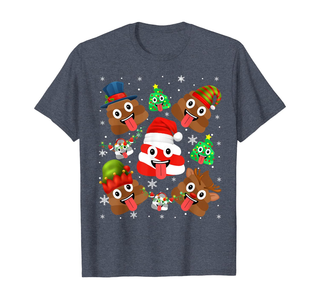 Funny shirts V-neck Tank top Hoodie sweatshirt usa uk au ca gifts for Poop Emojis Christmas Pajama Funny Xmas Family Matching Kid T-Shirt 1342854