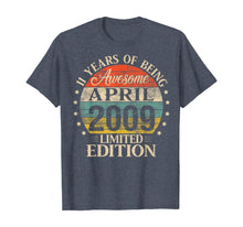 Load image into Gallery viewer, 11 Year Old Gifts April 2009 Limited Edition 11th Birthday TShirt396646
