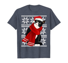 Load image into Gallery viewer, Funny shirts V-neck Tank top Hoodie sweatshirt usa uk au ca gifts for Ugly Christmas Black Cat Santa Hat Scarf Holiday Cute Gift T-Shirt 203409
