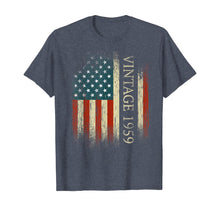 Load image into Gallery viewer, Funny shirts V-neck Tank top Hoodie sweatshirt usa uk au ca gifts for 60th Birthday Gifts Vintage 1959 Usa Flag 60 Year Old Bday T-Shirt 275764

