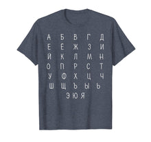 Load image into Gallery viewer, Funny shirts V-neck Tank top Hoodie sweatshirt usa uk au ca gifts for Russian Alphabet T-shirt For Men Women Kids Azbuka Language 3723478
