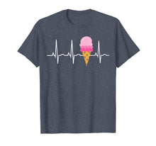 Load image into Gallery viewer, Funny shirts V-neck Tank top Hoodie sweatshirt usa uk au ca gifts for Ice Cream Shirt for Girls &amp; Women - Ice Cream Cone Heartbeat 1758849
